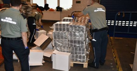 Ogromny przemyt papierosów udaremniony na granicy
