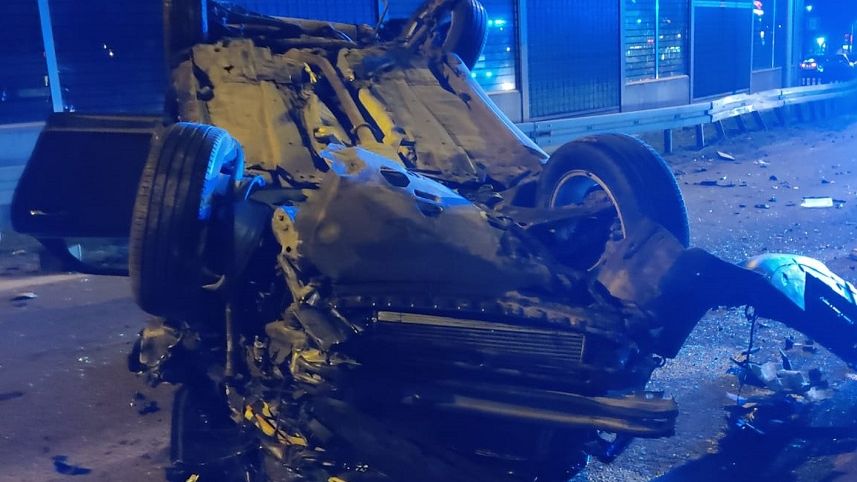 Wypadek na skrzyżowaniu ul. Piaseckiej z al. Tysiąclecia w Świdniku