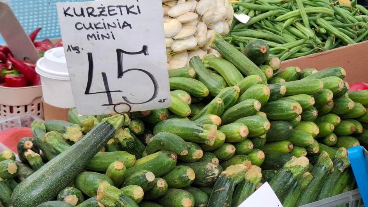 Kurżetki są 9 razy droższe od cukinii