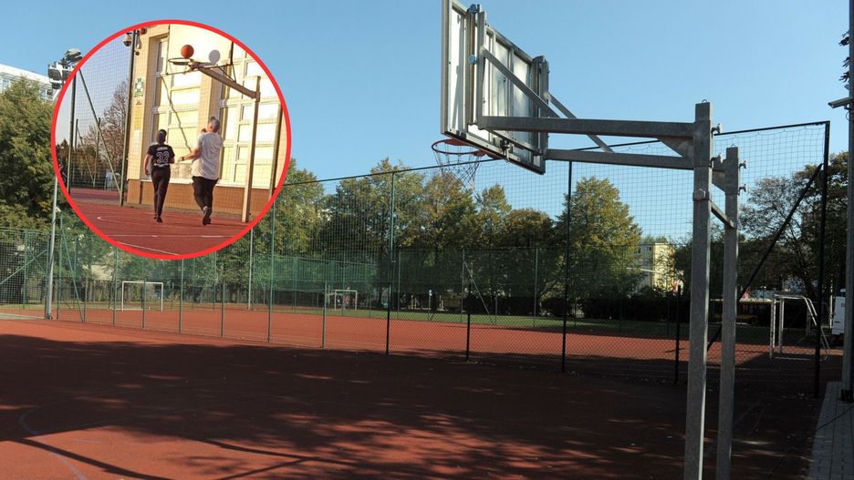 Wezwała policję, bo grali w koszykówkę