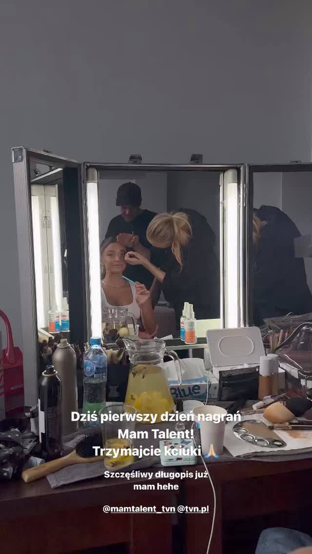 Julia Wieniawa przed nagraniami programu "Mam talent!"