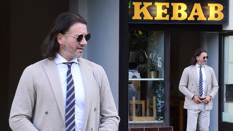 Wygłodniały Radosław Majdan maszeruje po KEBABA i łapie Małgorzatę Rozenek za pośladek