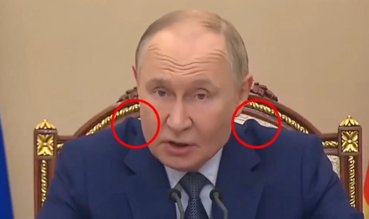 Nagranie z Putinem. Wszyscy patrzyli na jego garnitur