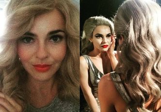 Blond Edyta Herbuś za kulisami opery (FOTO)