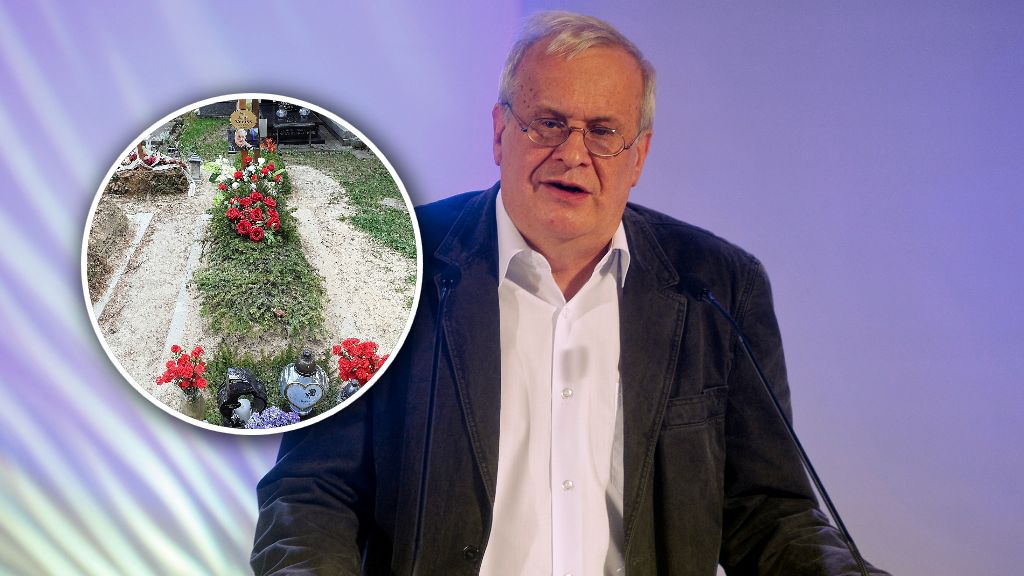 Grób Janusza Weissa już tak nie wygląda. Jest nowy pomnik