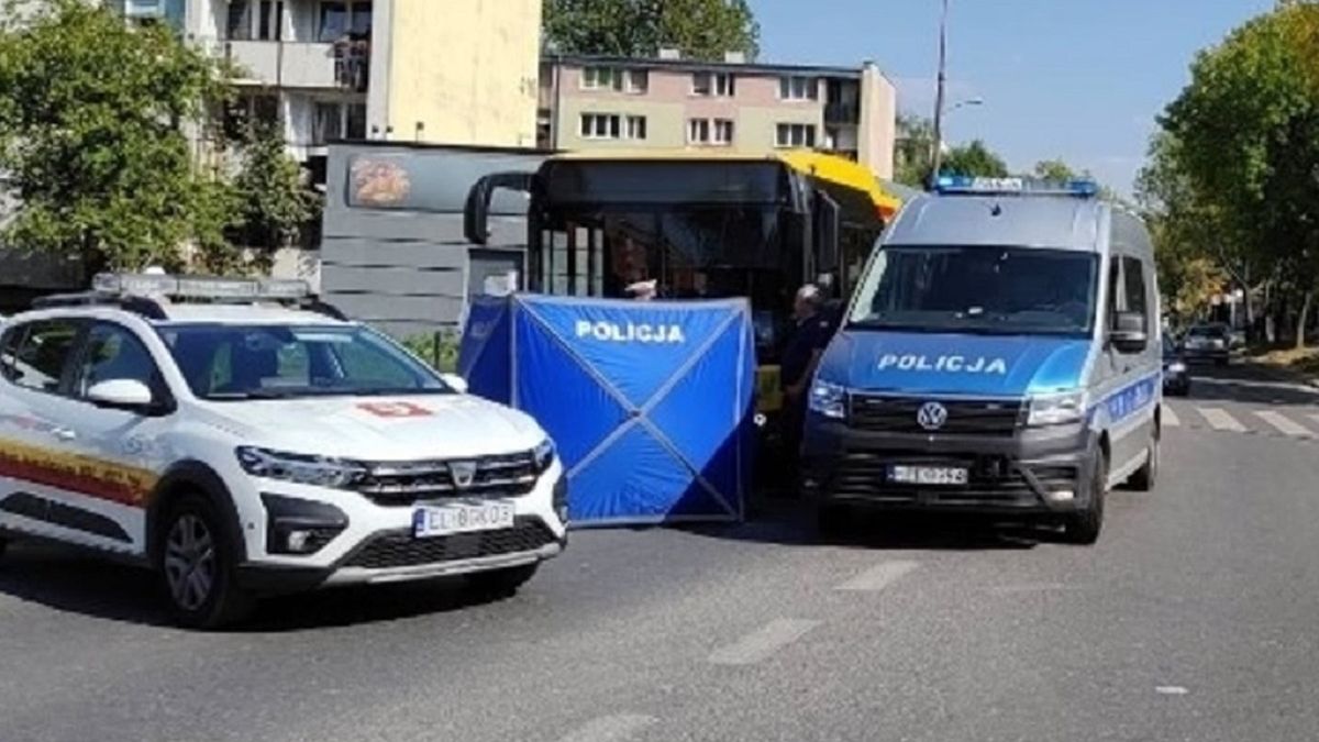 Autobus miejski potrącił pieszego. 