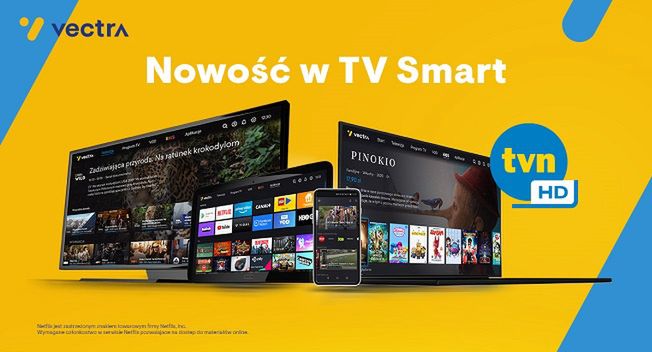 TVN HD dostępny w ofercie Smart TV Vectry