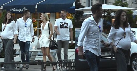 Ciężarna Marysia Góralczyk na obiedzie z... Krzysiem Ibiszem
