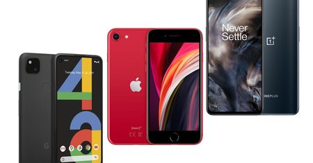Średnia półka ma się coraz lepiej. Porównujemy Google Pixel 4a vs OnePlus Nord vs iPhone SE