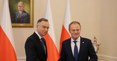 Spotkanie Dudy z Tuskiem. Prezydent wydał oświadczenie