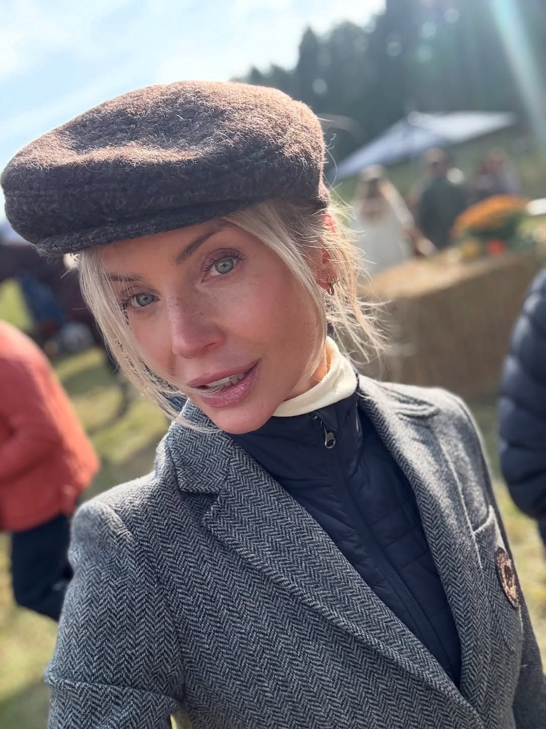 Agnieszka Woźniak-Starak na Hubertusie w Gałkowie