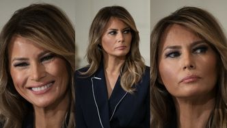 Wycofana Melania Trump prezentuje bogate SPEKTRUM EMOCJI na spotkaniu z przedstawicielami rdzennych Amerykanów (ZDJĘCIA)