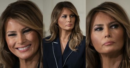 Wycofana Melania Trump prezentuje bogate SPEKTRUM EMOCJI na spotkaniu z przedstawicielami rdzennych Amerykanów (ZDJĘCIA)