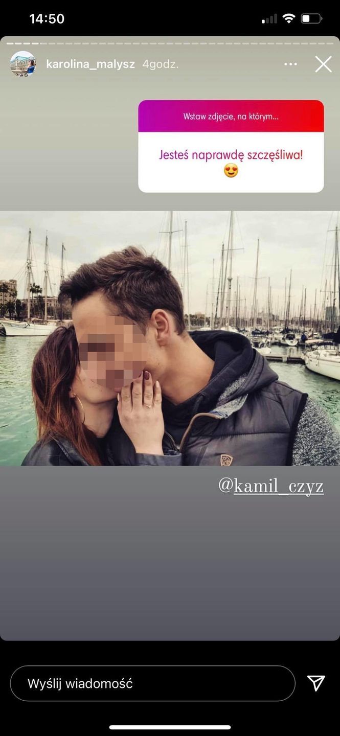Karolina Małysz przyłączyła się do zabawy na Instagramie i pokazała internautom sporo starszych zdjęć z narzeczonym i rodziną