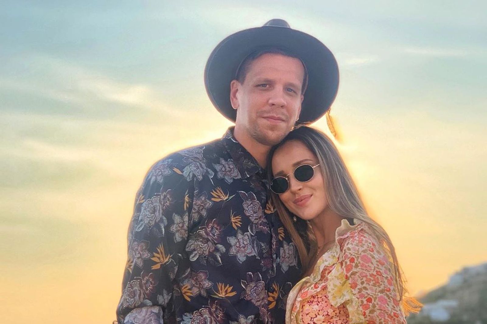Na zdjęciu Wojciech Szczęsny i Marina Łuczenko