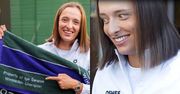 Iga Świątek otrzymała personalizowany prezent po wygranym Wimbledonie: "To ręcznik, którego nie musisz KRAŚĆ"