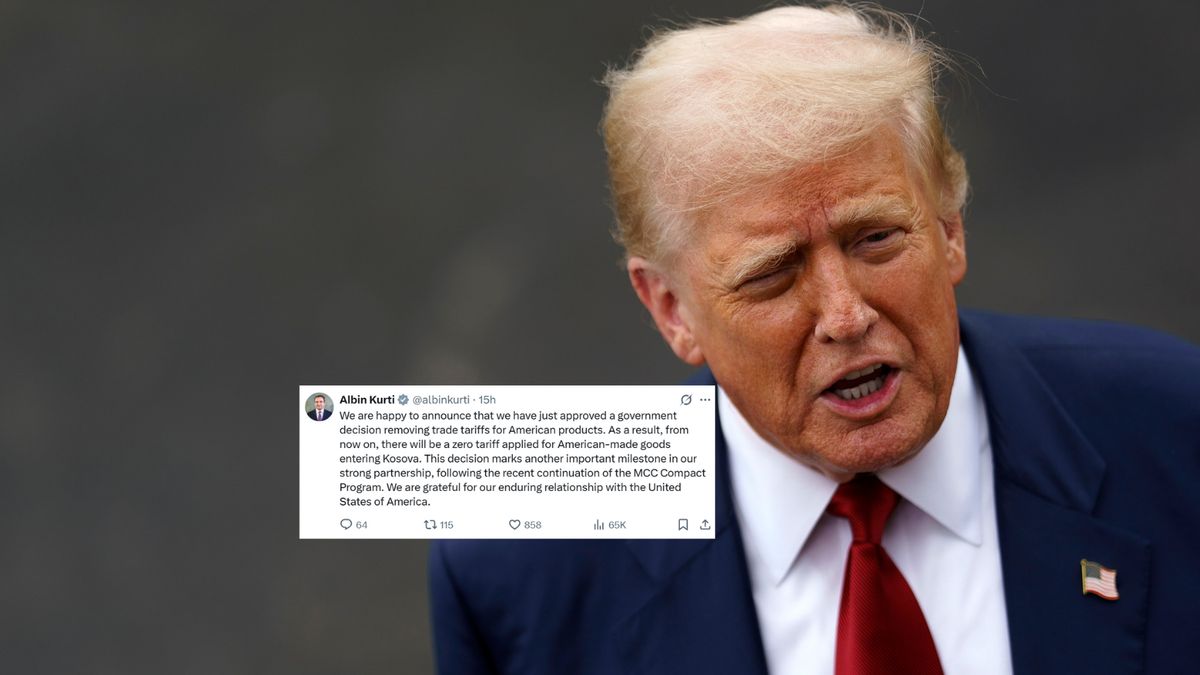 Kosowo zniosło cła na towary z USA