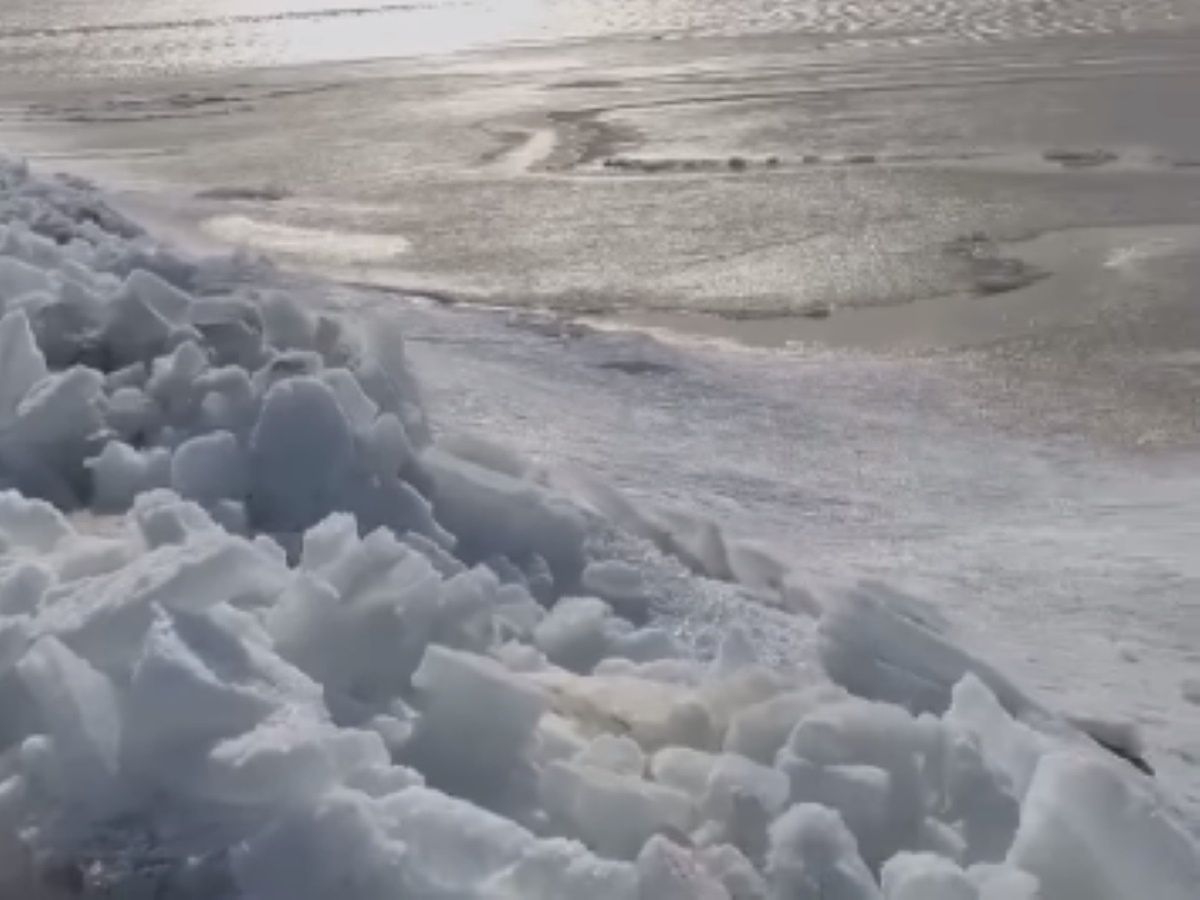 Niezwykłe zjawisko na Morzu Bałtyckim. "Lodowe tsunami"