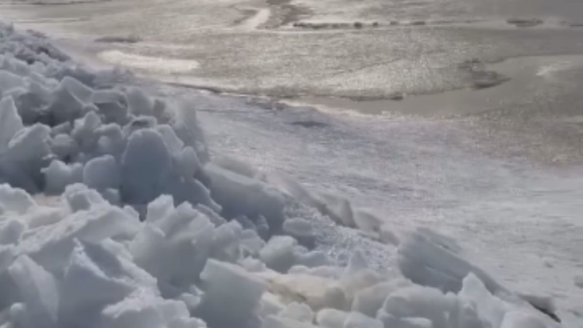 Zjawisko zaobserwowane nad Morzem Bałtyckim to tzw. lodowe tsunami