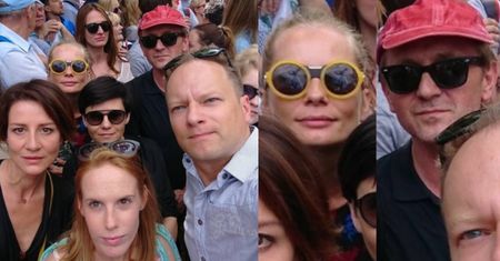 Aktorzy i politycy wzięli udział w proteście pod Sądem Najwyższym: Ostaszewska, Petru, Balcerowicz... (ZDJĘCIA)