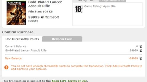 Kup złotego Lancera za... 99.999 MS Points?! 1