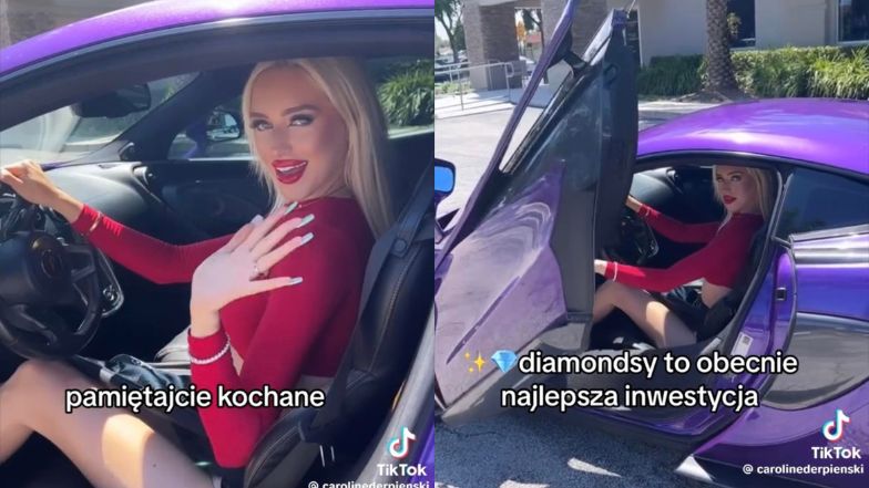 Caroline Derpienski wozi się McLarenem wartym grube miliony