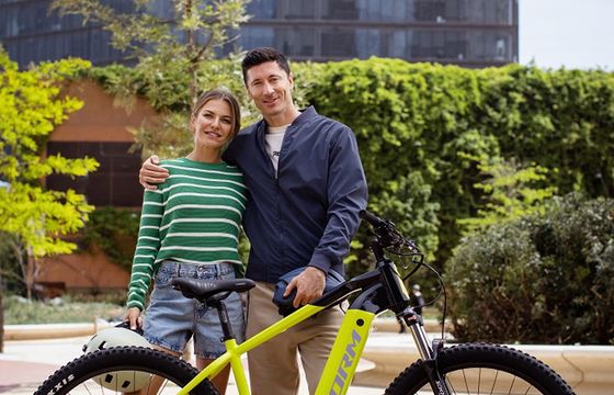 Robert i Anna Lewandowscy ambasadorami rowerów Storm