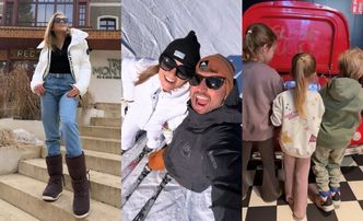 Agnieszka Kaczorowska relacjonuje wypad w góry z Marcinem Rogacewiczem i gromadką pociech: "To był DOBRY CZAS" (ZDJĘCIA)