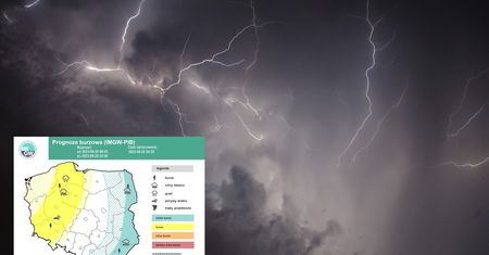 Nadchodzą silne burze. Ostrzeżenie IMGW na niedzielę