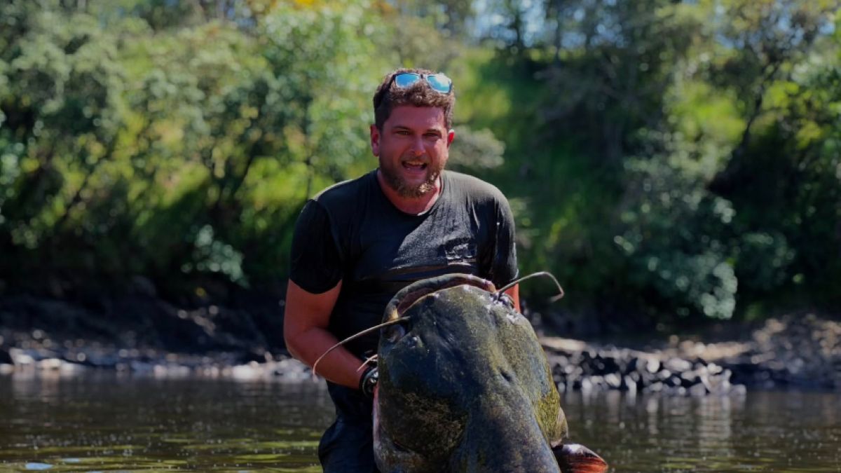 Joaquim Jonqueres złowił suma ważącego 102 kg