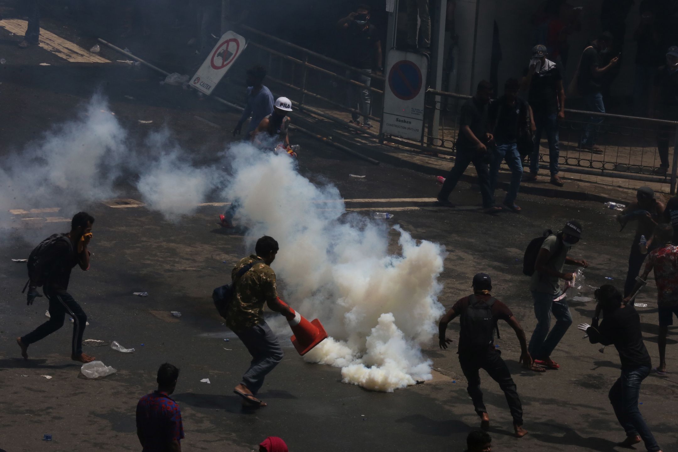 Protesty na ulicach Sri Lanki
