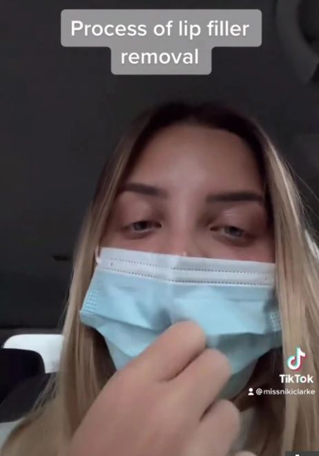 Wstydziła się pokazać bez maseczki