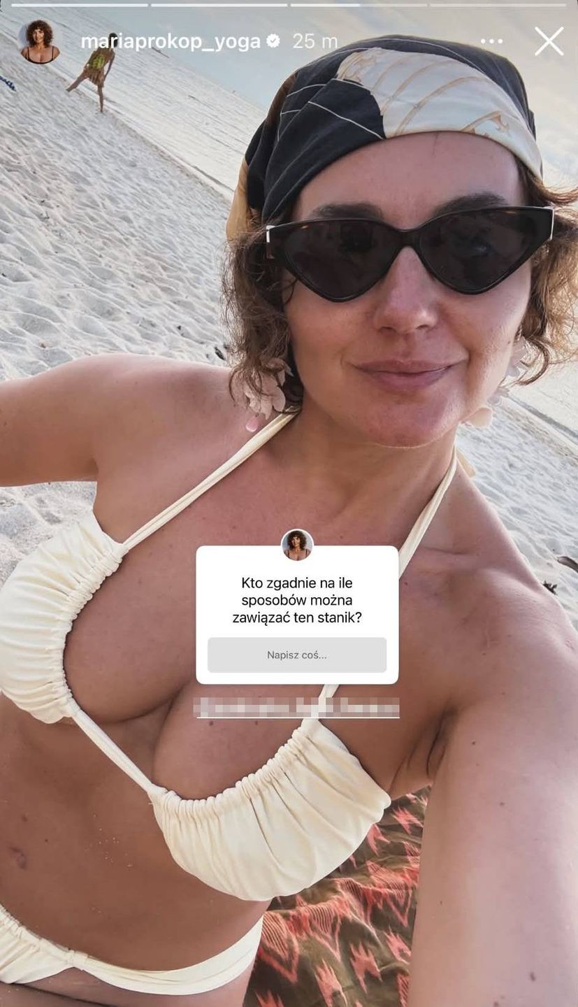 Maria Prażuch-Prokop w bikini