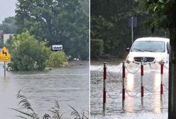 Potężna ulewa w Ostrowie Wielkopolskim. Ulice zamieniły się w potoki