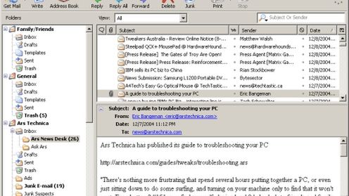 Thunderbird - tworzymy kopie zapasowe wiadomości 1