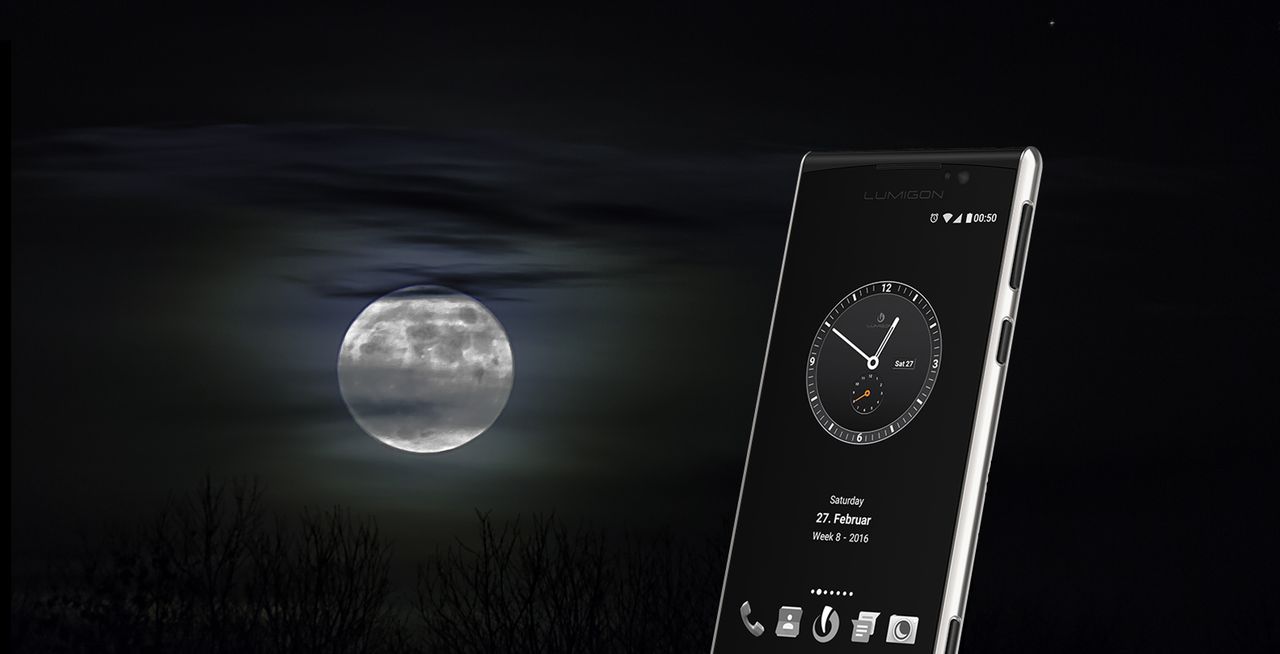 Lumigon T3 - smartfon z podwójnym aparatem, który widzi w ciemnościach.
