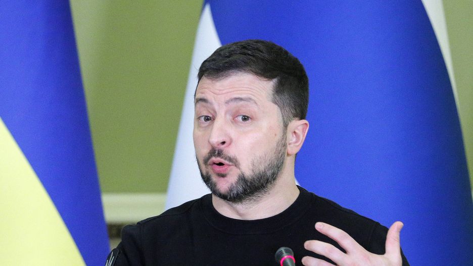 Prezydent Ukrainy Wołodymyr Zełenski