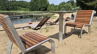 Wielkie zmiany nad jeziorem Grodno. Powstaje nowa przestrzeń do wypoczynku