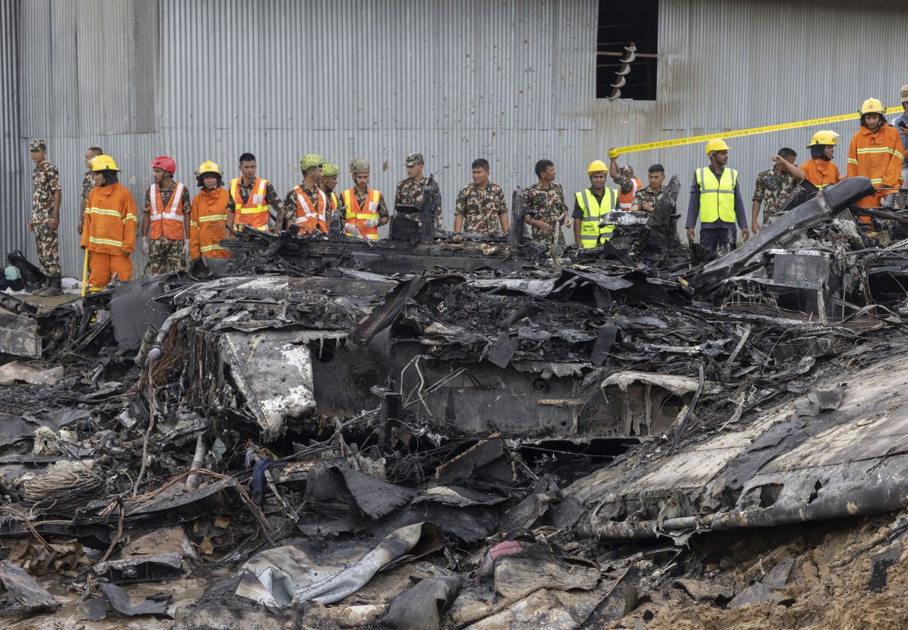 The plane crashed in Nepal. The pilot is the only survivor.