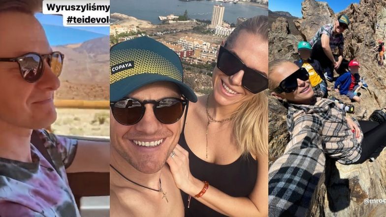 Marcin Mroczek wypoczywa z rodziną na Teneryfie