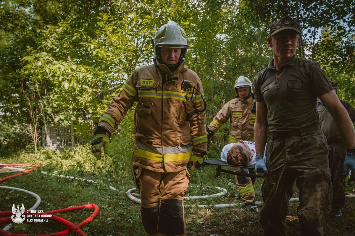 Akcja ratunkowa pod Kraśnikiem
