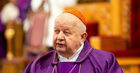 Kardynał Stanisław Dziwisz na audiencji u papieża