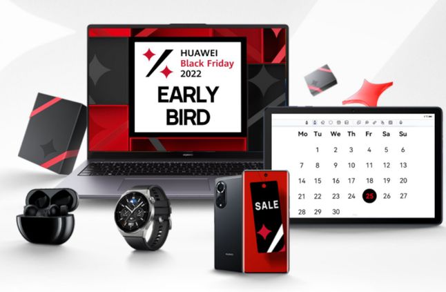 Promocja Huaweia z okazji czarnego piątku 2022