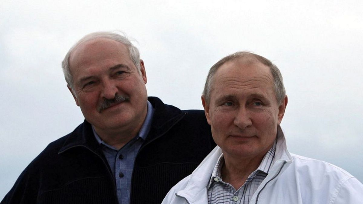 Władimir Putin i Aleksander Łukaszenka 