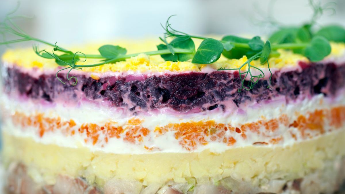 Sałatka na wigilię - Pyszności