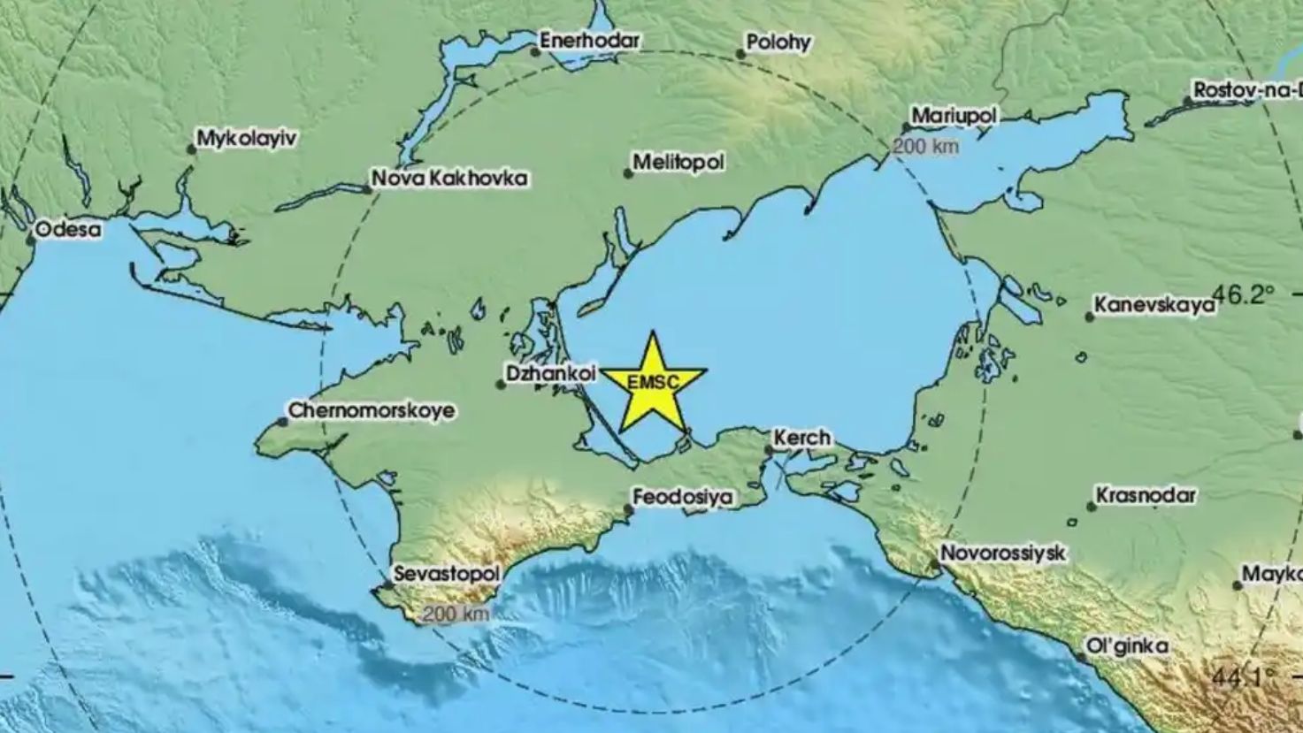 wiadomości,aktualności,WP Wiadomości Trzęsienie ziemi na Krymie. Dwie miejscowości bez prądu