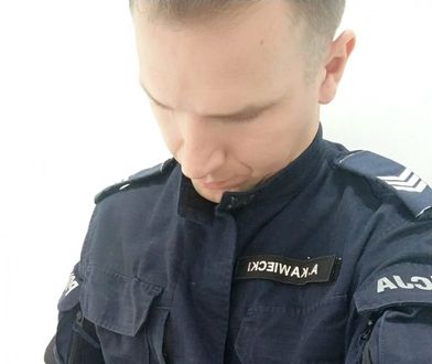 Warszawa. Coś pozytywnego. Policjanci uratowali i znaleźli dom dla małego kotka