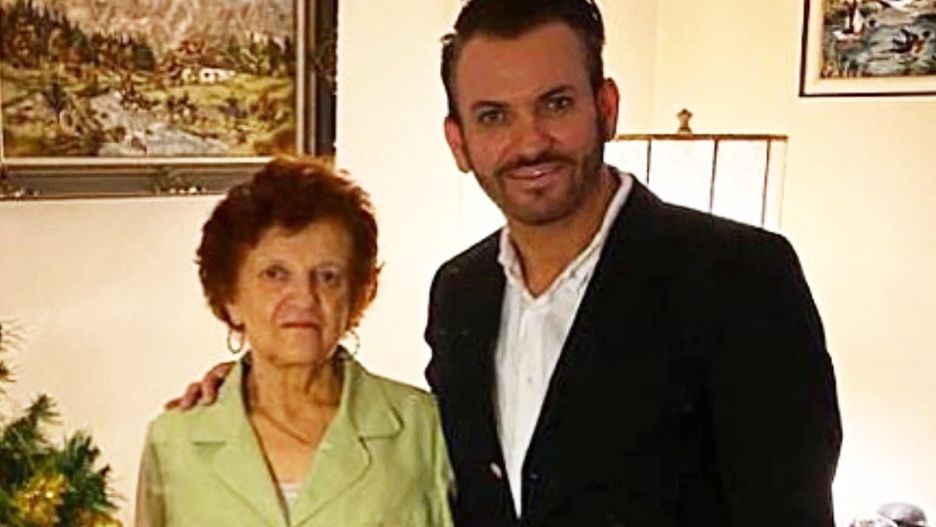 Gabriel Seweryn z mamą