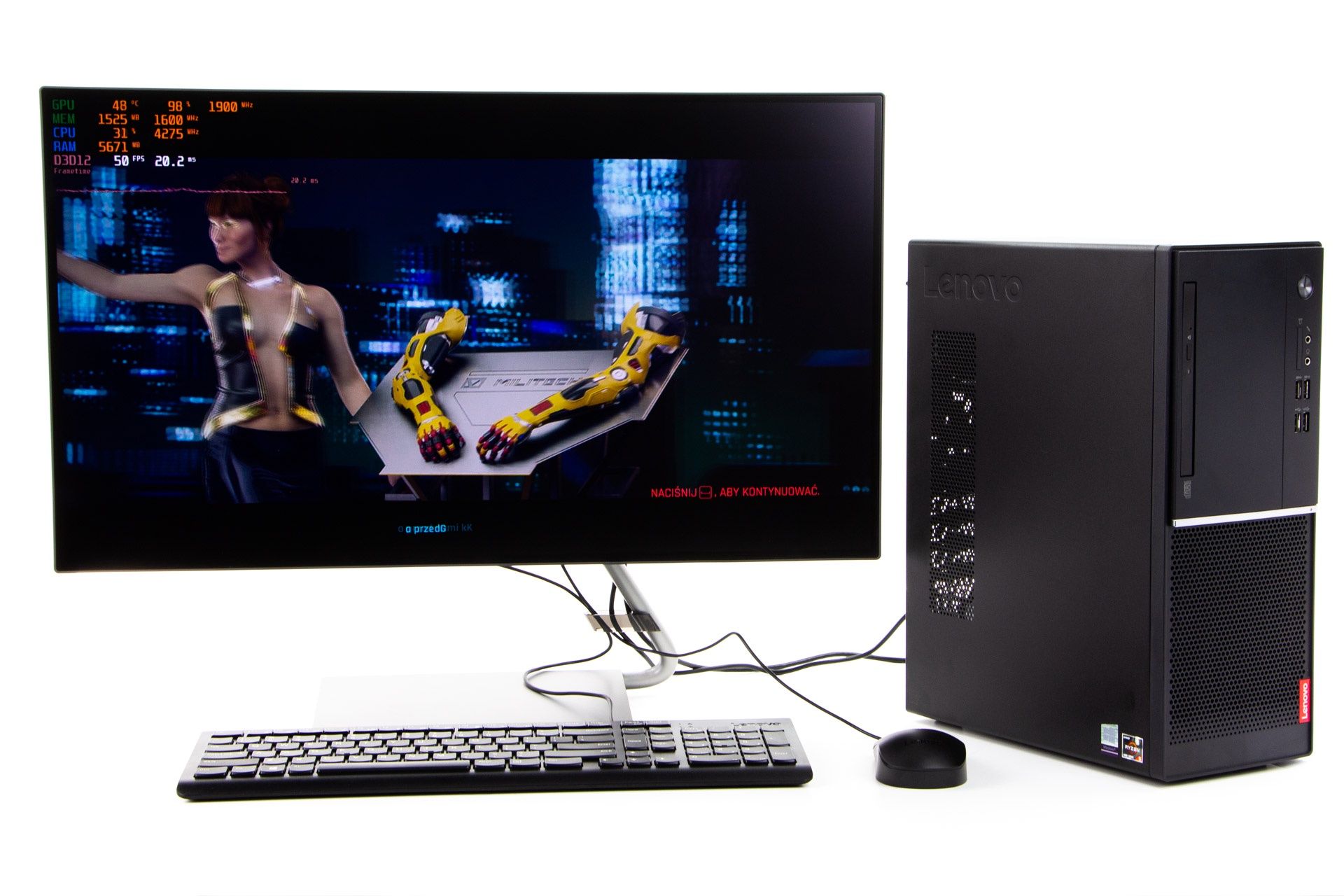 Lenovo V55t z Ryzen 5 4600G i Vega 7