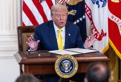 Trump o fali przemocy w Waszyngtonie. Zwołał konferencję prasową